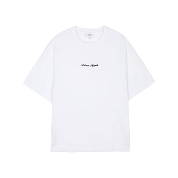 Maison Kitsune Handwriting Men's Short Sleeve T-Shirt OM00122KJ0119 P100 131336453