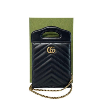 Gucci GG Marmont Matelassé Top Handle Mini Crossbody Bag 699756 131337691