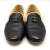 CHANEL G31630 Black Lambskin CC Logo Moccasin Loafer 36 131337897 [P]