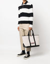 Thom Browne RWB Stripe Medium Tote Bag stamp: MAG389A F0492 131340802 [P]