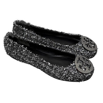 Tory Burch 25SS MINNIE Travel Tweed Ballet Flats (155638 020) 131342503