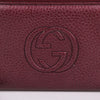 GUCCI Soho Burgunder Quaste Damen Mittelgeldbörse 351486 131368399 [P]