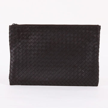 Bottega Veneta Intrecciato Brown Medium Clutch Bag 131368706