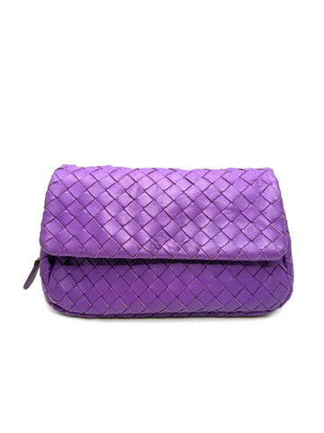 BOTTEGA VENETA ボッテガ・ヴェネタ インテチェーニョ ミニ クロスバッグ パープル A 131386076