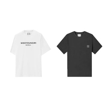 WOOYOUNGMI Doppeltes Logo T-Shirt für Herren 83099914