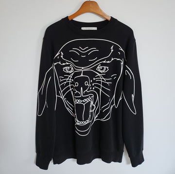 GIVENCHY S schwarzer Rottweiler Sweatshirt 7172 653 131393701