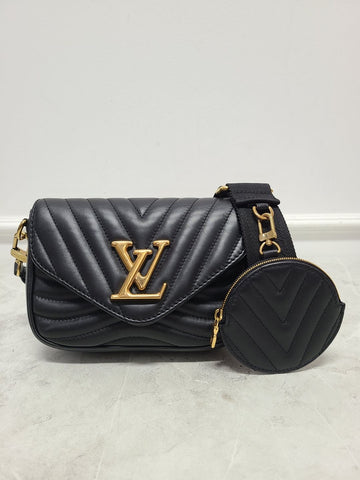 Louis Vuitton Black New Wave Multi Pochette Crossbody 131394644