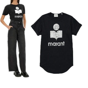 Isabel Marant Cotton Logo T-Shirt 131394698