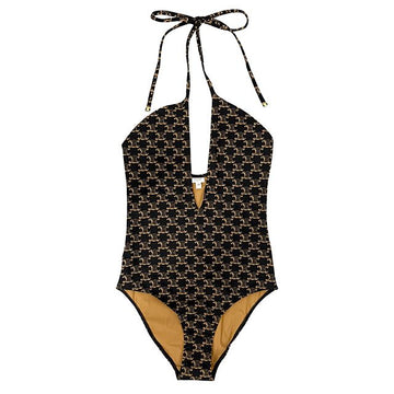 CELINE トリオンフ モノグラム スイムスーツ (2Z306939T 17BR) 131407329