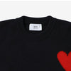 AMI Big Heart Logo Intarsia Unisex Knit 144592106 [P]