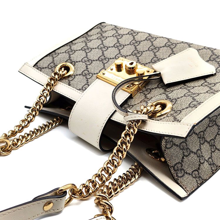 Gucci Supreme Padlock Shoulder Bag 498156 131434905 [P] – trenbe