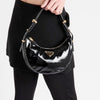 PRADA Arche Naplack Ledertasche Schultertasche 1BC194 2DNT F0002 131449498 [P]