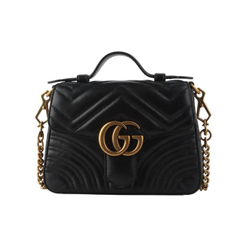 Gucci 547260 GG Marmont Mini Top Handle Crossbody Bag 34677-2 131480705