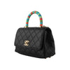 CHANEL AS2215 ココハンドミニ ゴールド CC レインボートップハンドルクロスバッグ 34681Y-1 131481356 [P]