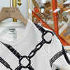 Hermes Coaching Remix Straight T-Shirt White 131584108 [P]