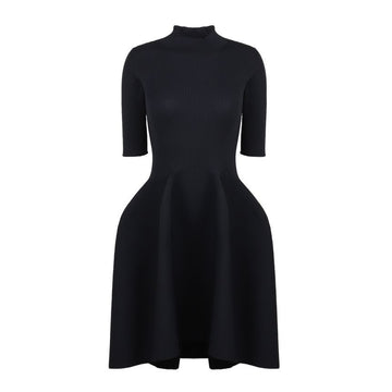 CFCL ポーティリー ショートスリーブ ミニドレス CF009KH076 ブラック 131604018