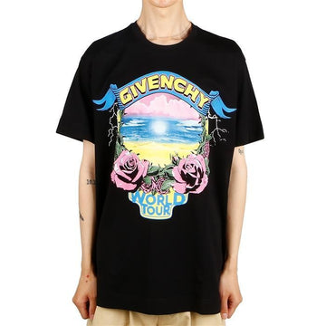 GIVENCHY ワールドツアー 半袖Tシャツ BM716N3YJ7 001 78465807