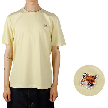 Maison Kitsune Fox Head Regular T-Shirt P712 Choc Yellow LM00104KJ0008 76316894