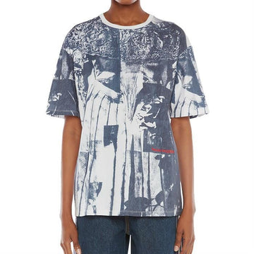 Alexander McQueen Art Print Short Sleeve T-Shirt 651868 QZACO 0903 72887991