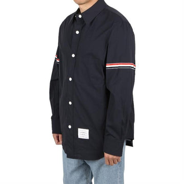 Thom Browne Three Stripes Arm Band Nylon Shirt MJO067A 04391 415 67184242