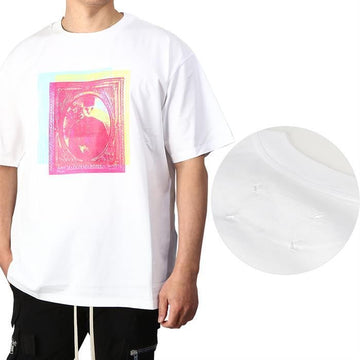 MAISON MARGIELA S50GC0649 S22816 100 スタンプロゴ半袖Tシャツ 67121647