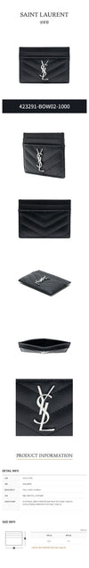 Saint Laurent Monogram Grain Card Holder 31077175 [P]