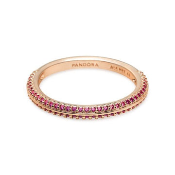 Pandora Red Pavé Rose Ring 47618366 [P]