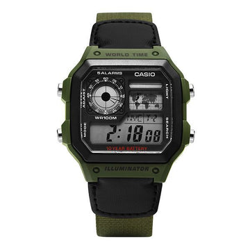 CASIO AE-1200WHB-3BVDF メンズ NATO 時計 49916398