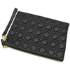 DIOR S5086UWHC ブラック カナージュ カロ ラージ デイリー パウチ クラッチ 131749678 [P]