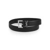 SAINT LAURENT Cassandra Monogram Rechteckige Silberne Schnalle Gürtel 634437 BOO0E 1000 144734653 [P]