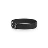SAINT LAURENT Cassandra Monogram Rechteckige Silberne Schnalle Gürtel 634437 BOO0E 1000 144734653 [P]