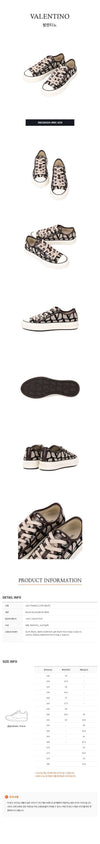 Valentino Twill Iconograph Total Loop Low Top Sneakers 3W2S0GX4-RWC-6ZN 63443314 [P]