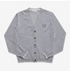 Maison Kitsune Bold Fox Head Patch V-Neck Cardigan 144569946 [P]