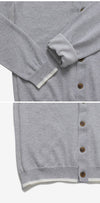 Maison Kitsune Bold Fox Head Patch V-Neck Cardigan 144569946 [P]