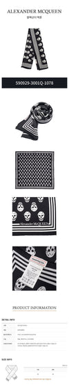 ALEXANDER MCQUEEN バイカー スカーフ 52244782 [P]