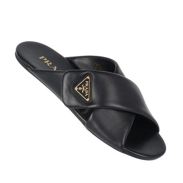 PRADA 三角ロゴ クロススライドサンダル 1XX713 ZHP F0002 F005 130344570