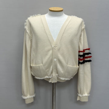 THOM BROWNE Schrägarm Wolle Cardigan 4 132230362
