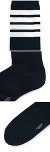 Thom Browne 4-Bar Stripe Mid-Cuff Socks 144595998 [P]