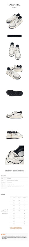 Valentino Nappa Leather One Stud Low-Top Men's Sneakers 46979782 [P]