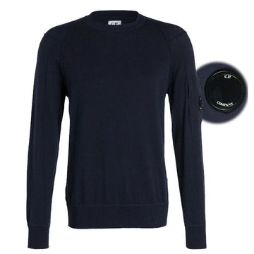 CP COMPANY Wappenstrickpullover Navy 04CMKN012A 004037A 881 155944212