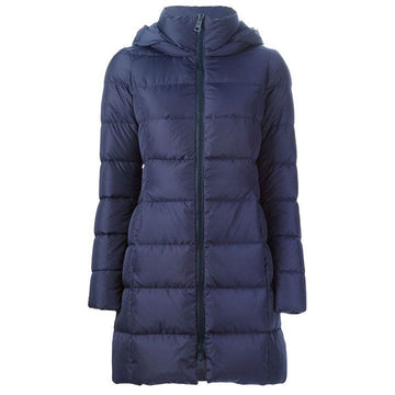 HERNO Hooded Long Padded Coat Navy PI0351D 12004 9015 159123448 [P]