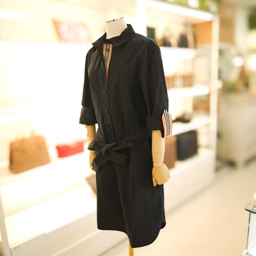 Burberry Giovanna Two-Way Dress Cotton Black 132271582