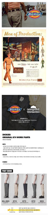 DICKIES 874 ワークパンツ チノパンツ ダークブラウン 51169560 [P]