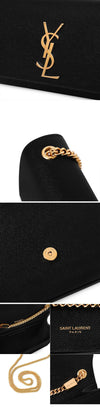 SAINT LAURENT Kassandra Monogram Kate Golden Small Chain Satchel Schultertasche 154656724 [P]