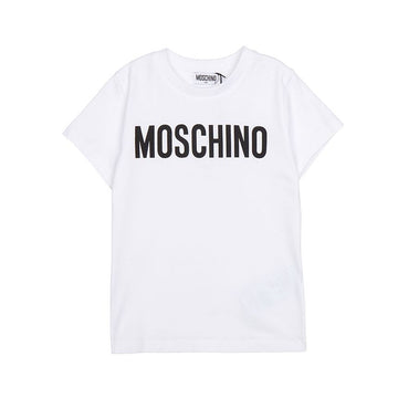MOSCHINO キッズ半袖Tシャツ HUM05C LBA10 10101 (大人着用可能) 132278879