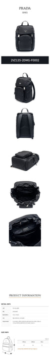 Prada Nylon and Saffiano Leather Backpack 2VZ135-2DMG-F0002 34532591 [P]