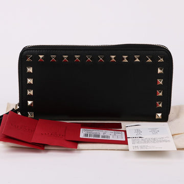 VALENTINO ロックスタッド ゴールドファスナー レディース 長財布 132342264