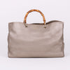GUCCI Graue Bambusgriff Tote und Schultertasche 323658 132352524 [P]