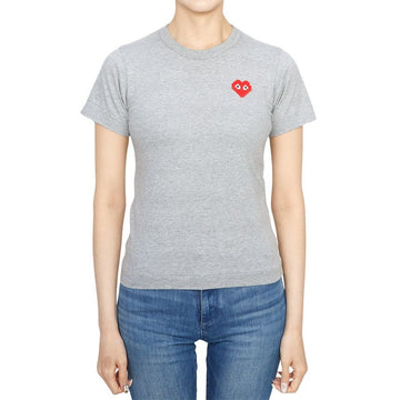COMME DES GARCONS インベイダー ピクセルワッペン レディース 半袖 Tシャツ AZ T321 051 2 132352988