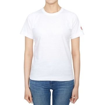 COMME DES GARCONS Invader Double-Wappen Damen Kurzarm-T-Shirt AZ T327 051 3 132353006